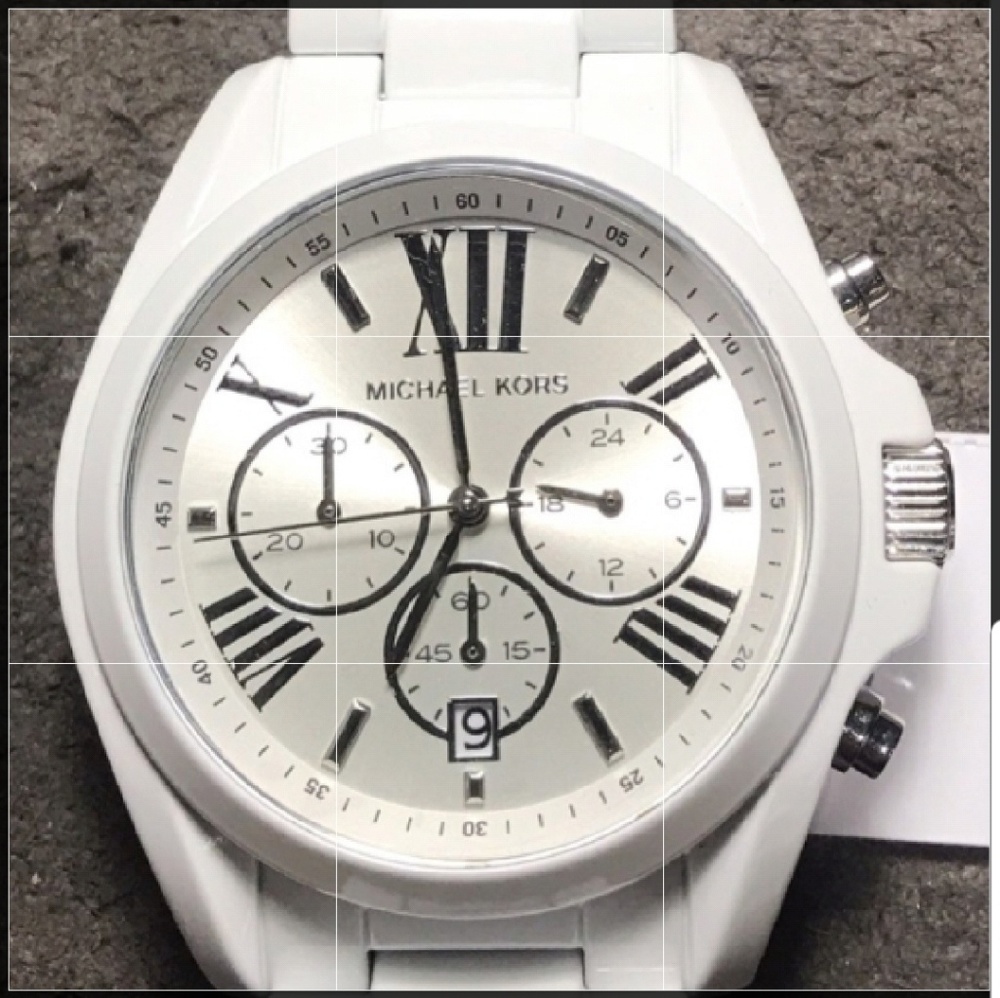 Michael Kors white Bradshaw ladies watch
